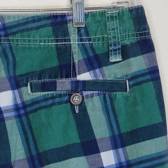 Iron Co.* Men's 2" Belt Loop Multipocketed Plaid Flat Front Shorts~ Size 32 - Picture 12 of 12